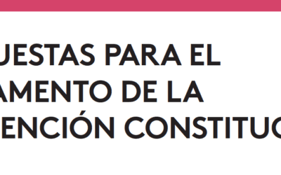 Propuestas reglamento Red por una nueva Constitución