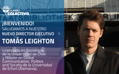 Tomás Leighton asume la dirección ejecutiva de Rumbo Colectivo
